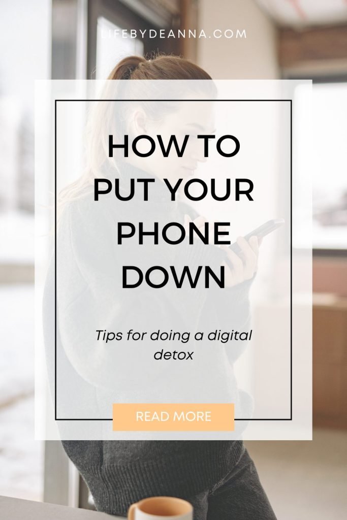 How to put your phone down: tips for doing a digital detox