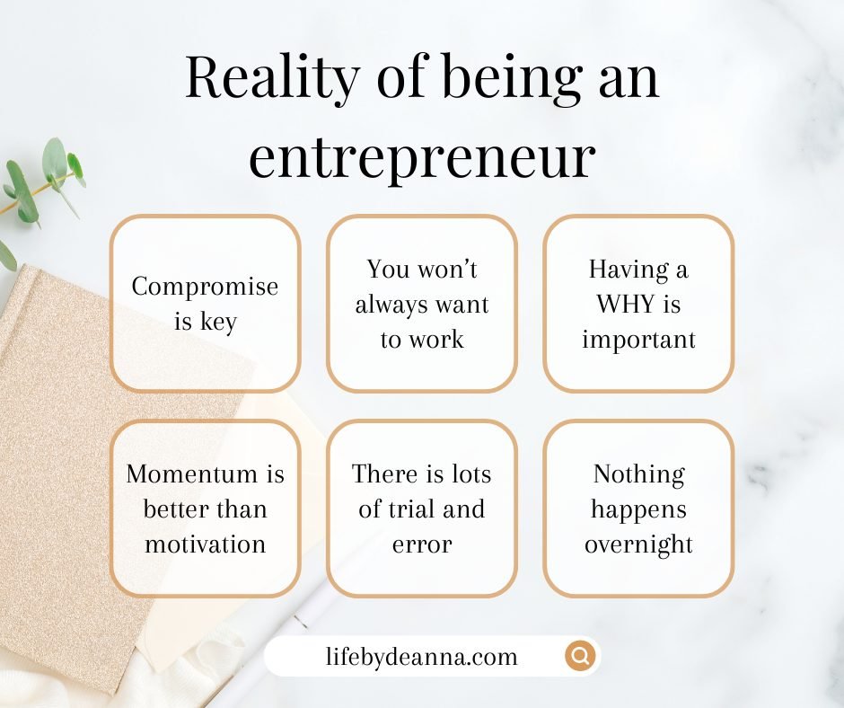 Reality of being an entrepreneur